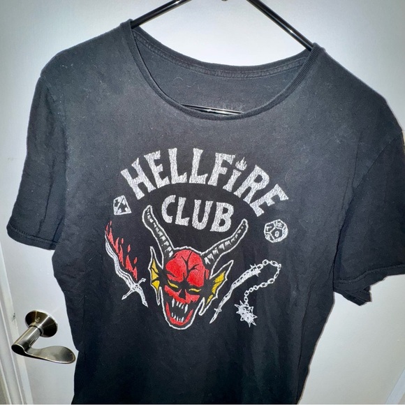 Stranger Things Hellfire Club Graphic T-Shirt - Picture 2 of 4
